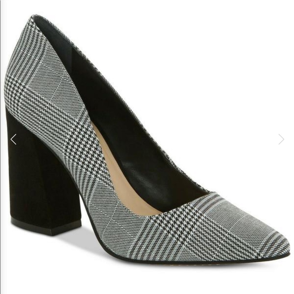 Vince Camuto Talise Black/White Block Heel